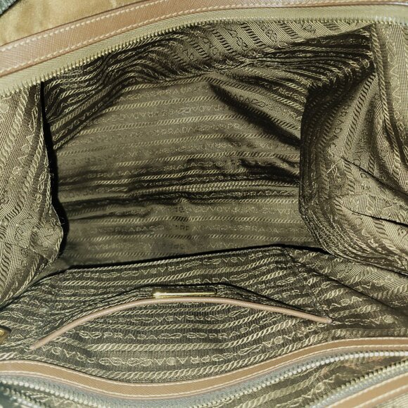 PradaTessuto-Saffian Nylon/Leather Corinto (Brown) - Picture 8 of 11